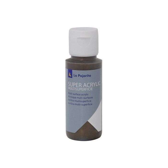 Pintura Acrilica La Pajarita 60 Ml (Bote) Bronce A-49 6 unidades