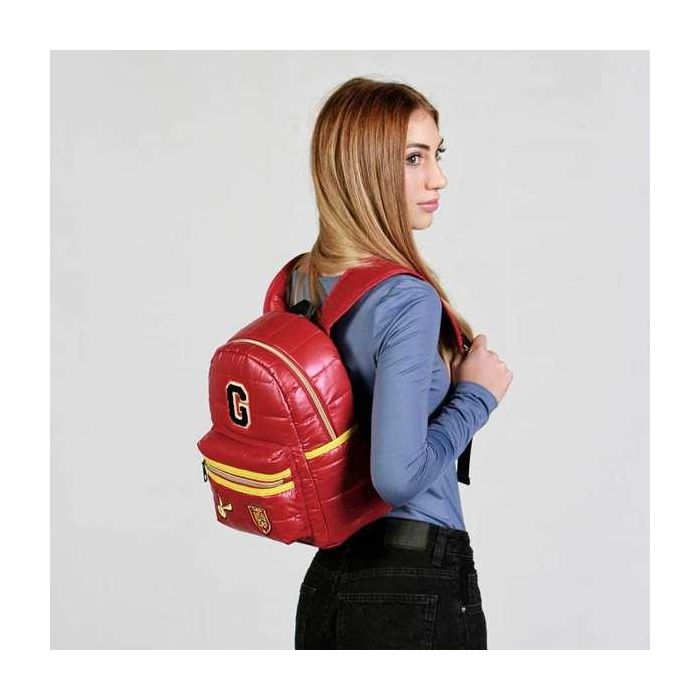 Harry Potter Mochila Fashion Padding G Rojo Urbana Acolchada 32x24x16 cm 12L 4