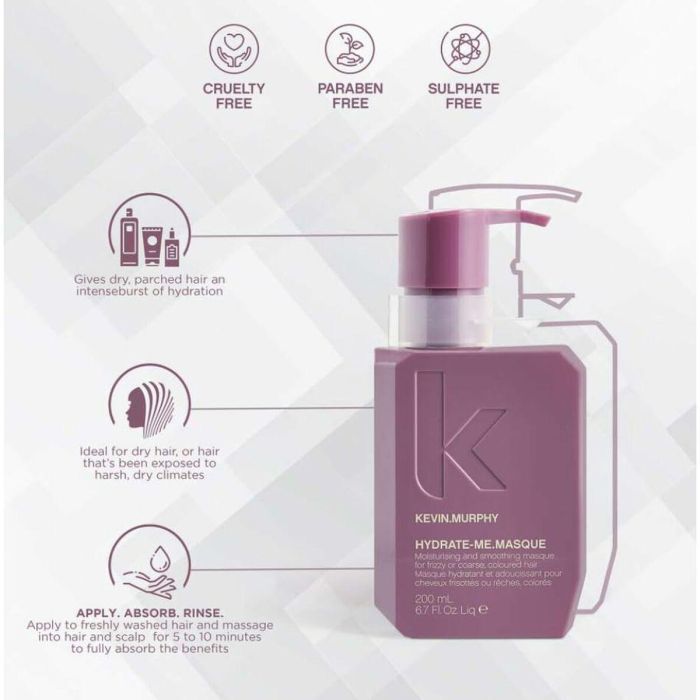 Kevin Murphy Hydrate-Me.Masque Mascarilla Hidratante Cabello Seco Y Dañado 1 Kevin Murphy Hydrate-Me.Masque Mascarilla Hidratante Cabello Seco Y Dañado 1
