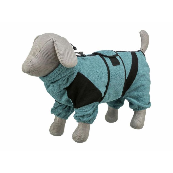 Albornoz para perro Trixie Azul L 18