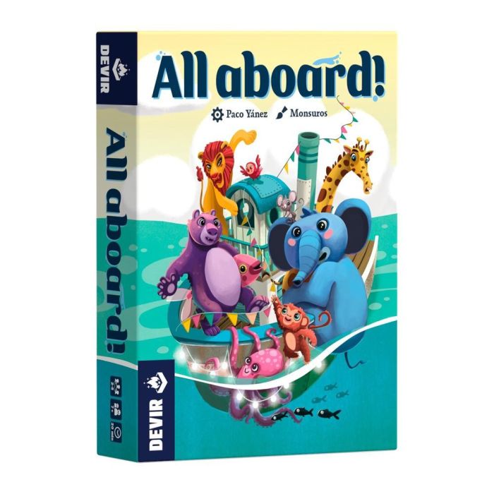 Devir All Aboard! Juego de Cartas para 2-5 Jugadores, +7 Años, 20 Minutos, Castellano, Inglés, Portugués, Italiano, Catalán 0 Devir All Aboard! Juego de Cartas para 2-5 Jugadores, +7 Años, 20 Minutos, Castellano, Inglés, Portugués, Italiano, Catalán 0