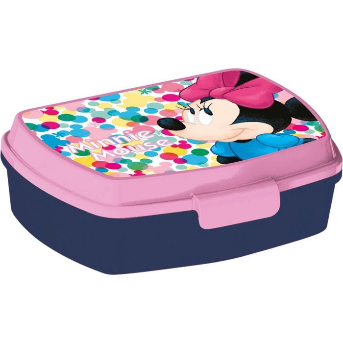 Sandwichera Safta Escolar 170x133x56 mm Minnie Mouse Lucky