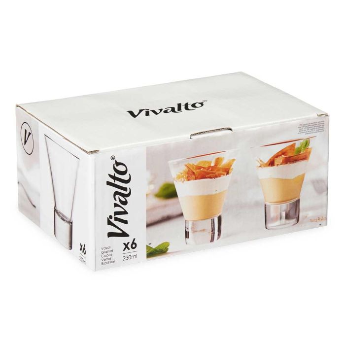 Vaso Conico Base 230Ml Vivalto 9X10CM (24 Unidades) 2 Vaso Conico Base 230Ml Vivalto 9X10CM (24 Unidades) 2
