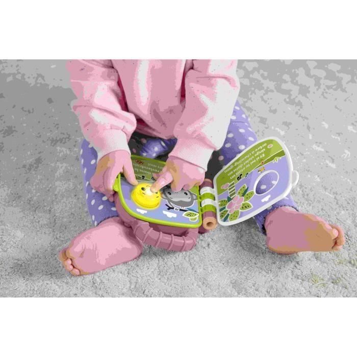 Fisher Price MATJFN05 Libro de Rimas Infantiles del Mono Púrpura 1 Fisher Price MATJFN05 Libro de Rimas Infantiles del Mono Púrpura 1