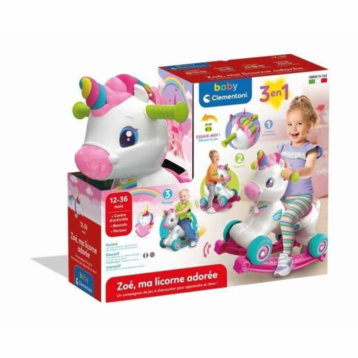 Correpasillos Clementoni Zoé Unicornio 3 Correpasillos Clementoni Zoé Unicornio 3