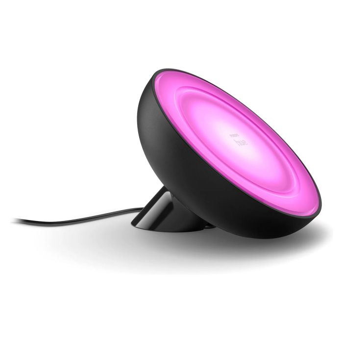 Philips Hue White and Color Ambiance Bloom - Lámpara de Mesa Inteligente, Bluetooth/Zigbee, Negro, LED Integrado 500lm 0 Philips Hue White and Color Ambiance Bloom - Lámpara de Mesa Inteligente, Bluetooth/Zigbee, Negro, LED Integrado 500lm 0
