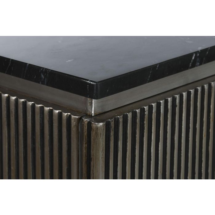 Buffet Moderno DKD Home Decor Plateado Negro 40 x 85 x 180 cm 6 Buffet Moderno DKD Home Decor Plateado Negro 40 x 85 x 180 cm 6