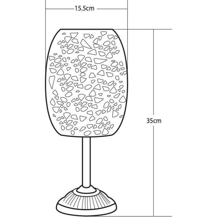 Galix G2003 Farol Solar Metal Cobre LED Blanco 10 Lúmenes H35 cm 2