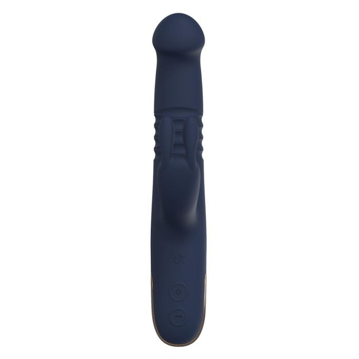 Vibrador Doble Estimulación Dream Toys Goddess Collection Azul 7 Vibrador Doble Estimulación Dream Toys Goddess Collection Azul 7
