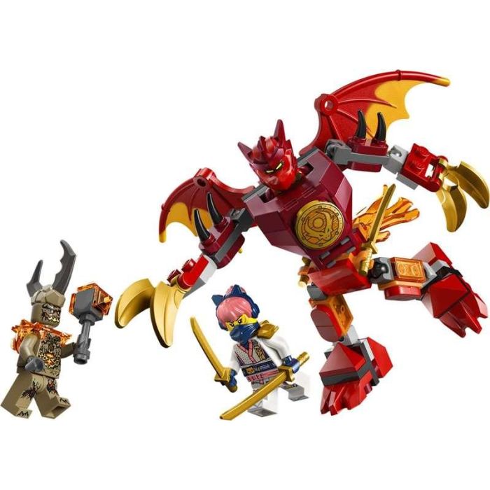 Juego de construccion pack de combate: meca dragón de kai lego ninjago 4