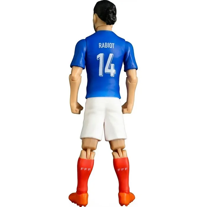 Megableu Figura Articulada de Fútbol Selección de Francia - Jugador Rabiot Número 14 - 20 cm - Idioma Francés - MEG3760046781789