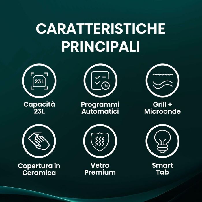 Microondas con Grill Hisense H23MOBS5HG4 Negro 800 W 23 L 12