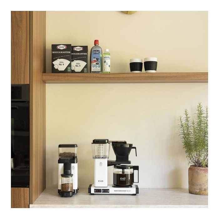 Moccamaster KBG Select Cafetera de Filtro 1.25L 1520W Blanco Matt White 2