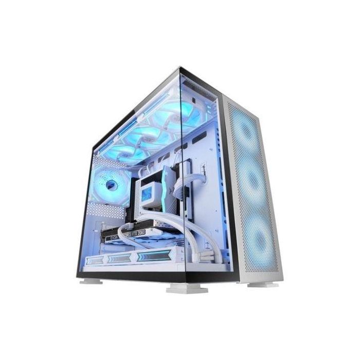 Mars Gaming MC-NOVA2 Torre Gaming XXL E-ATX, Doble Cristal Templado, Aluminio Aeroespacial, Alta Refrigeración, Blanca y Negra Mars Gaming MC-NOVA2 Torre Gaming XXL E-ATX, Doble Cristal Templado, Aluminio Aeroespacial, Alta Refrigeración, Blanca y Negra