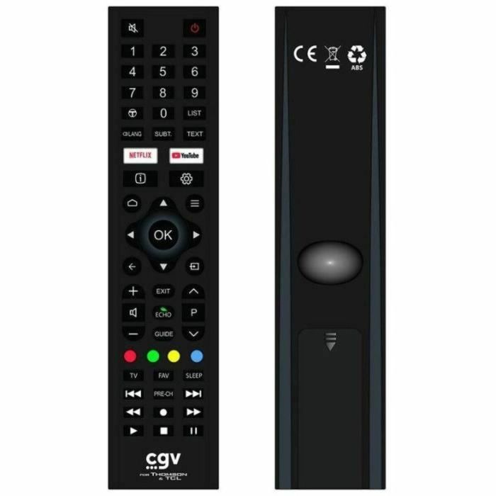 CGV CGV3322103009801 Mando a distancia de repuesto FIDELIO para televisores TCL y Thomson, sin programación.