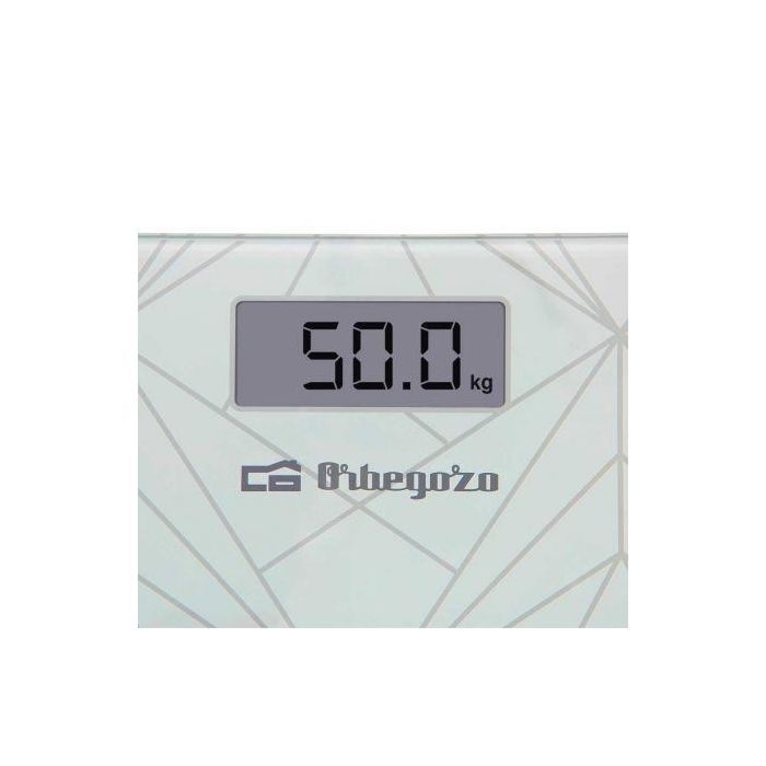Orbegozo Báscula de Baño PB 2218 A/ Hasta 180kg/ Blanca con Pantalla LCD y Cristal Templado 2