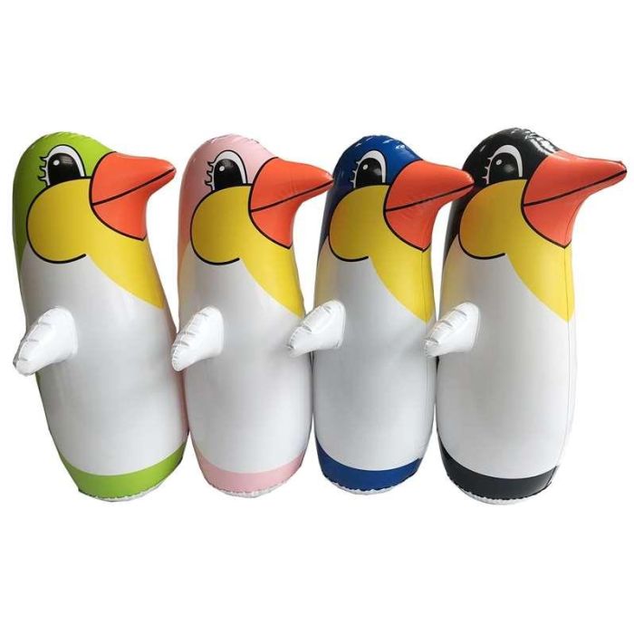 Figura hinchable pingüino balancin 20 cm - modelos surtidos