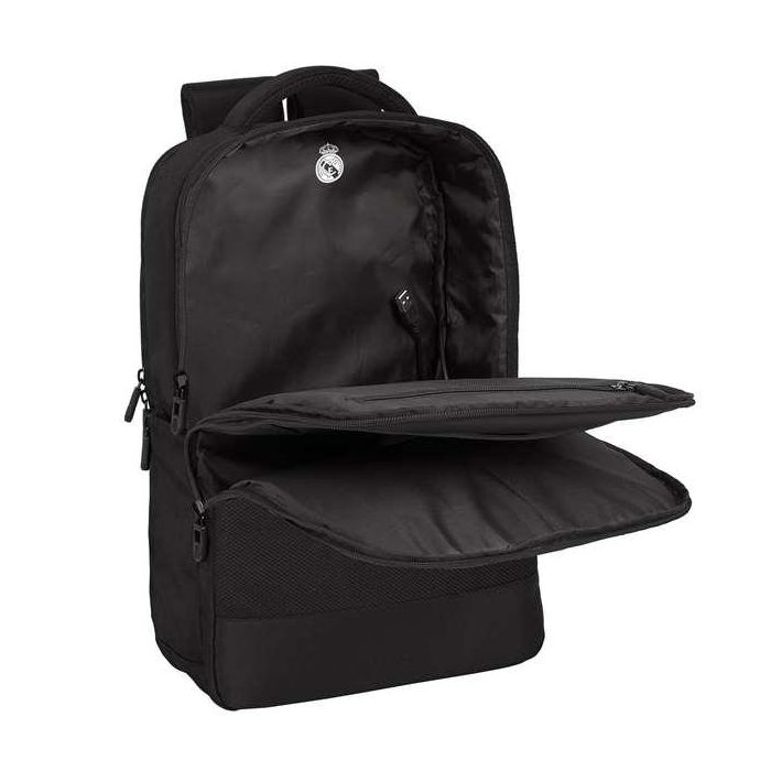 Safta Mochila Portatil 15,6"+Tablet+Usb Real Madrid Premium 29x44x15cm 6