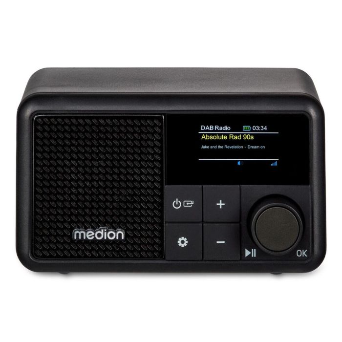 Medion AAAPC79485 Mini Radio Digital DAB/FM Portátil - Mono 2W RMS - Negro 12