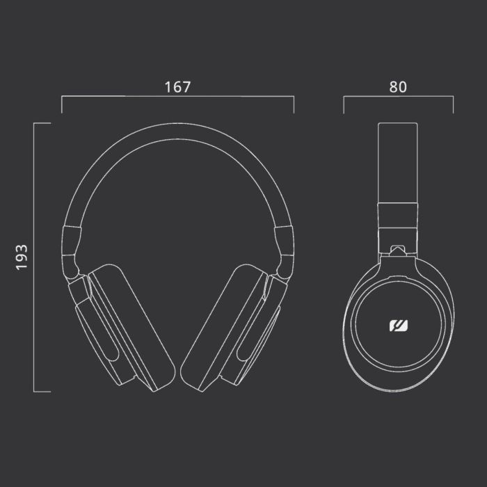Auriculares de Diadema Muse M275CTV Negro 1