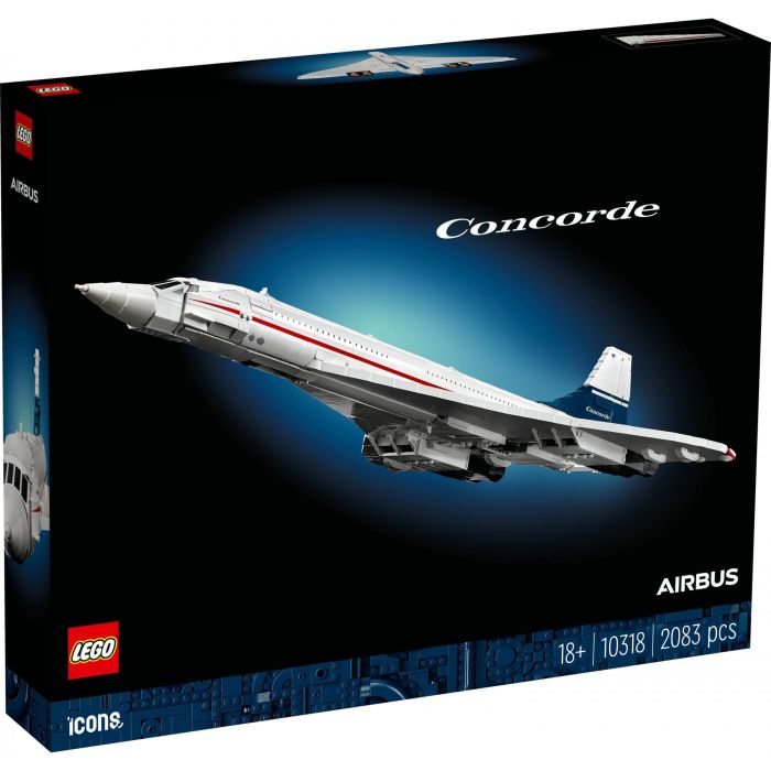 Lego AAAAN06836 Icons Concorde Kit de Construcción de Aviones para Adultos con Detalles Auténticos y 3 Modos 6
