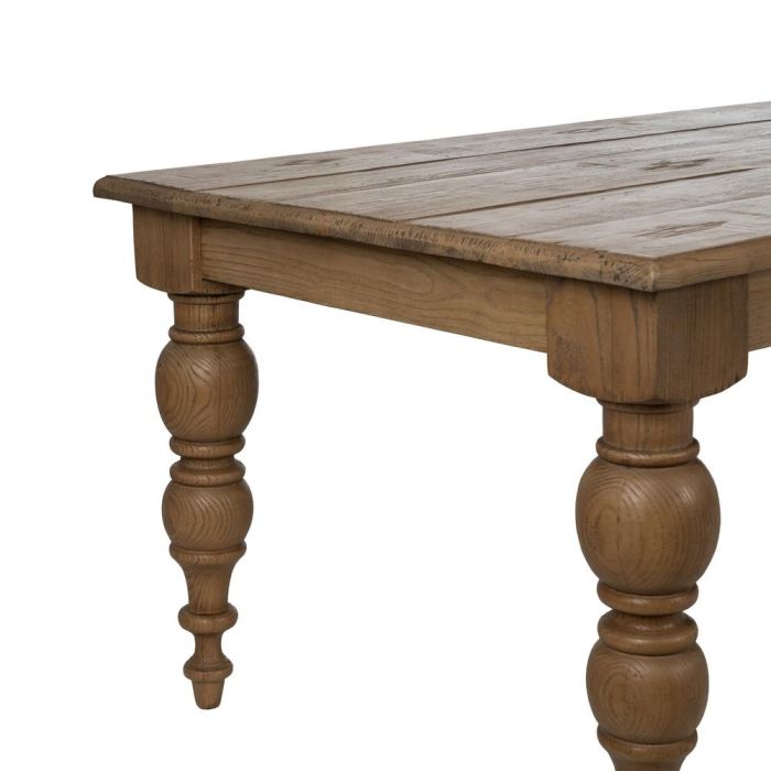 Mesa Comedor Madera de Roble Salón 240 X 98 X 77 cm