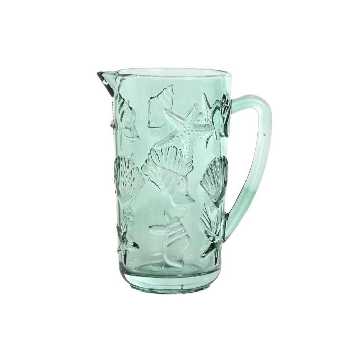 Jarra Mediterraneo DKD Home Decor Turquesa 7 x 20 x 12.5 cm Jarra Mediterraneo DKD Home Decor Turquesa 7 x 20 x 12.5 cm
