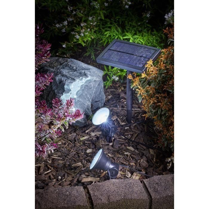 Smart Garden SMARDTV Guirnalda Solar de Múltiples Puntos con 10 Focos LED Regulables, 5 Lúmenes, Cable 6.5m, Encendido Automático 2