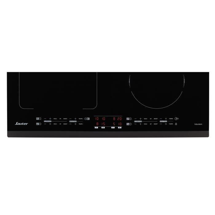 SAUTER SPI4664B Placa de inducción - 4 quemadores - 7200W - L60 x D51cm - Revestimiento de vidrio - Negro 2 SAUTER SPI4664B Placa de inducción - 4 quemadores - 7200W - L60 x D51cm - Revestimiento de vidrio - Negro 2