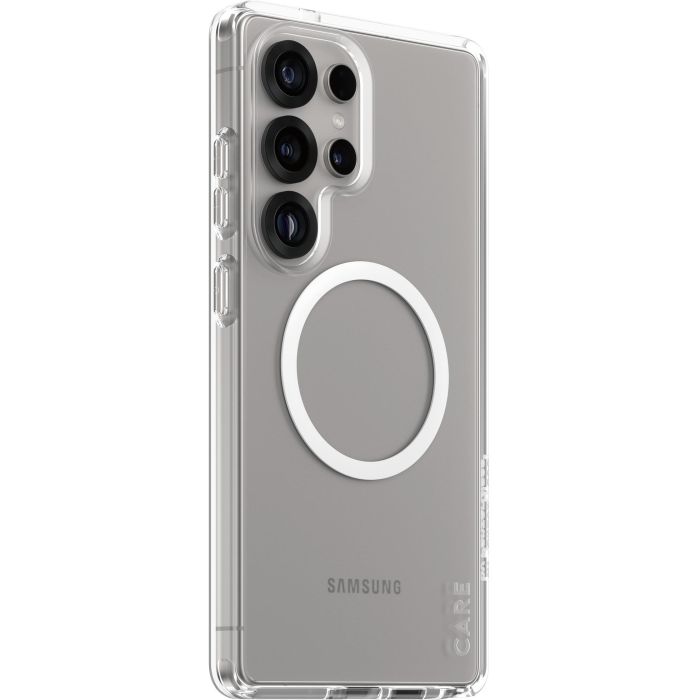 PanzerGlass CARE Flagship Case Clear w. white QI para Samsung Galaxy S25 Ultra
