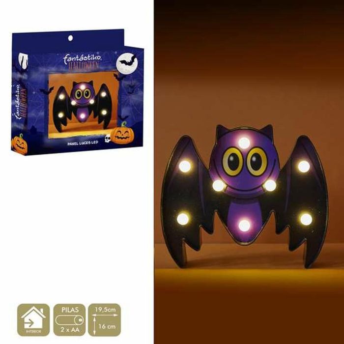 Marquesina murciélago con luz 19,5x16 cm 1 Marquesina murciélago con luz 19,5x16 cm 1