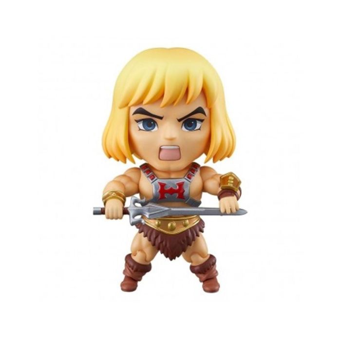 Good Smile Company Figura Nendoroid Masters of the Universe: Revelation HE-MAN 10 cm PVC articulada con base y complementos Good Smile Company Figura Nendoroid Masters of the Universe: Revelation HE-MAN 10 cm PVC articulada con base y complementos
