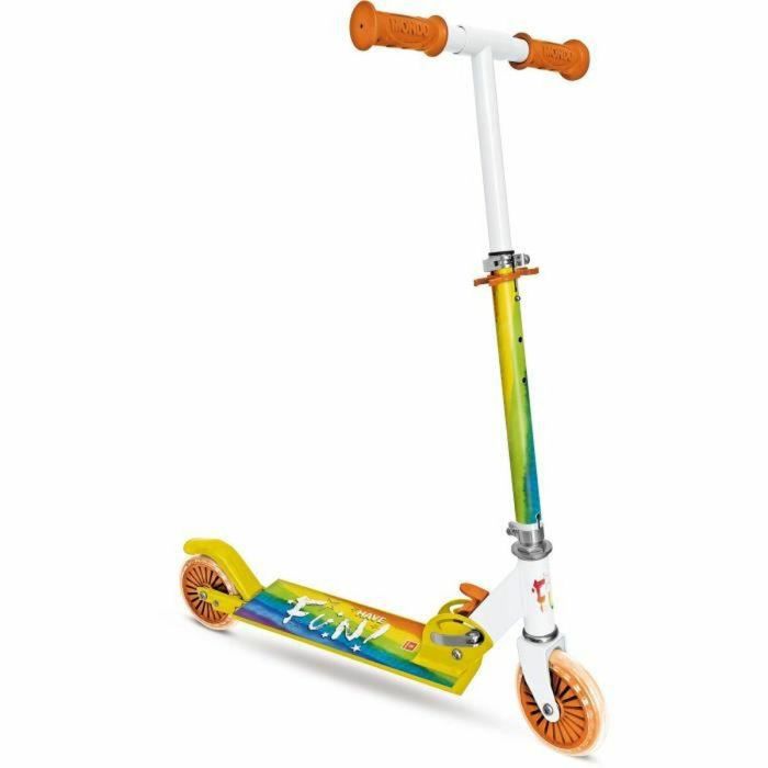 Mondo MON8001011287185 - Scooter plegable de 2 ruedas Rainbow Arc-en-Ciel 0 Mondo MON8001011287185 - Scooter plegable de 2 ruedas Rainbow Arc-en-Ciel 0