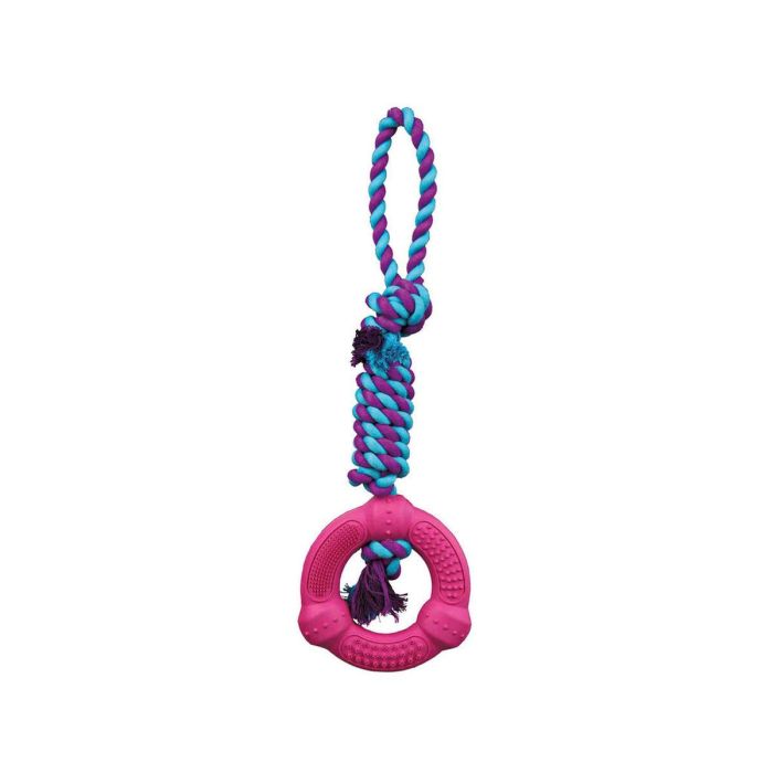 Mordedor de perro Trixie Poliéster Algodón Ø 12 × 41 CM 2 Mordedor de perro Trixie Poliéster Algodón Ø 12 × 41 CM 2
