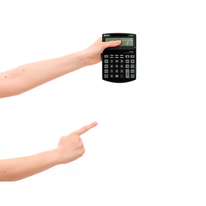 Liderpapel Calculadora Sobremesa XF40 12 Dígitos Solar y Pilas Negro 40% Reciclada 175x120x30 mm 9