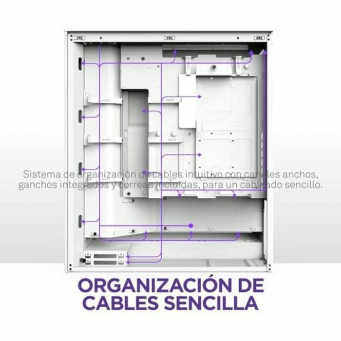 Caja Semitorre ATX NZXT H7 Flow RGB Midi Blanco 23 Caja Semitorre ATX NZXT H7 Flow RGB Midi Blanco 23