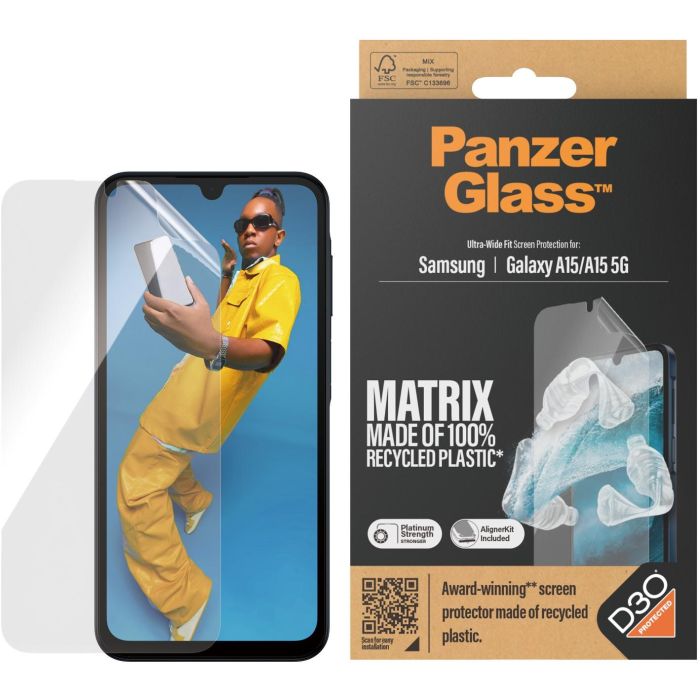 PanzerGlass Matrix Samsung Galaxy A15. A15 5G. UWF (wA) 1 PanzerGlass Matrix Samsung Galaxy A15. A15 5G. UWF (wA) 1