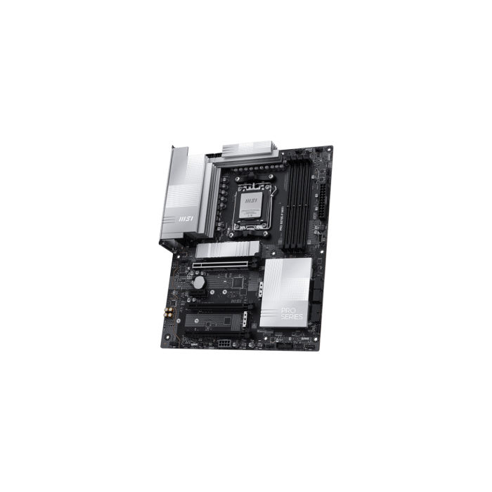 MSI PRO X870E-P WiFi Placa Base AMD X870E Socket AM5 ATX DDR5 Wi-Fi 7 (802.11be) 5 Gigabit Ethernet 243.8mm x 304.8mm 1 MSI PRO X870E-P WiFi Placa Base AMD X870E Socket AM5 ATX DDR5 Wi-Fi 7 (802.11be) 5 Gigabit Ethernet 243.8mm x 304.8mm 1