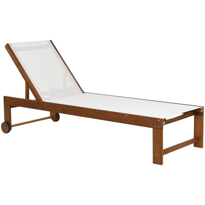 Tumbona Home ESPRIT Blanco Marrón 187 x 65 x 81 cm Tumbona Home ESPRIT Blanco Marrón 187 x 65 x 81 cm