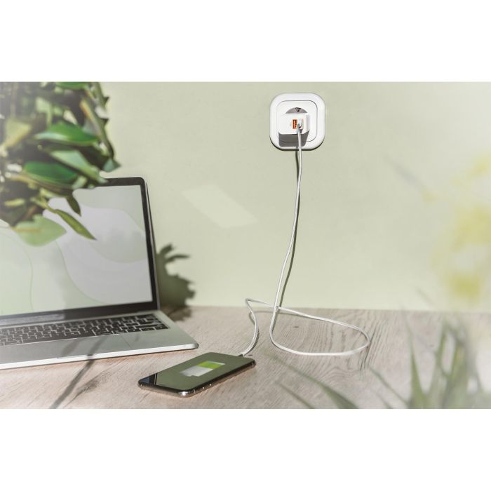 Digitus Charger 2x USB-A 15W 2x 24A weiß 1