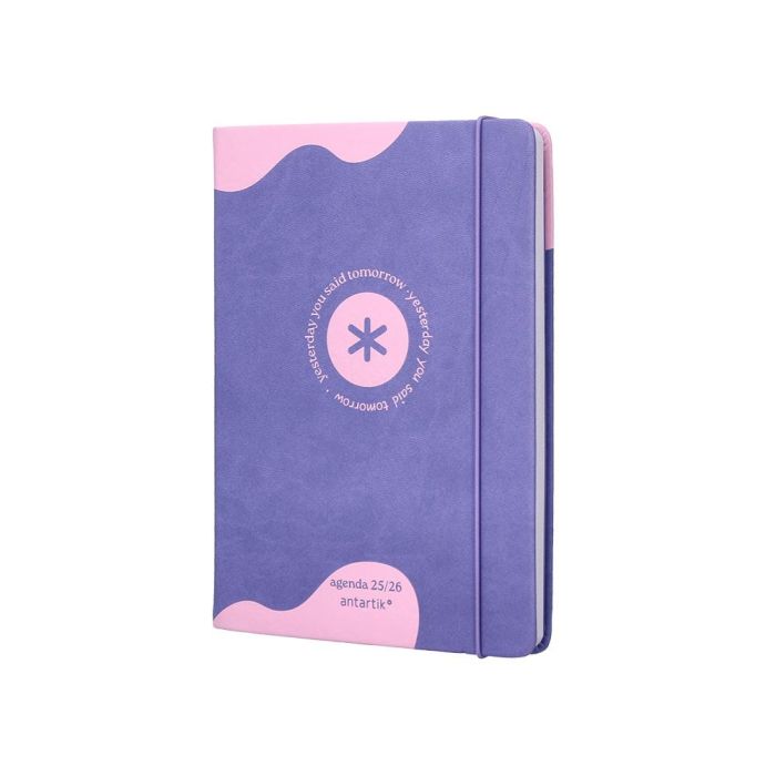 Agenda Escolar Antartik 25-26 Encuadernada Ggo! Simil Piel Morado Semana Vista A5 Bilingüe Papel Fsc 80 gr 3 Agenda Escolar Antartik 25-26 Encuadernada Ggo! Simil Piel Morado Semana Vista A5 Bilingüe Papel Fsc 80 gr 3