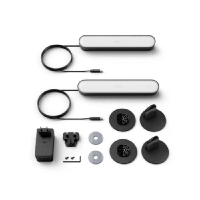 Philips Hue Play Pack x2 - Barra de luz LED inteligente, negro 4 Philips Hue Play Pack x2 - Barra de luz LED inteligente, negro 4