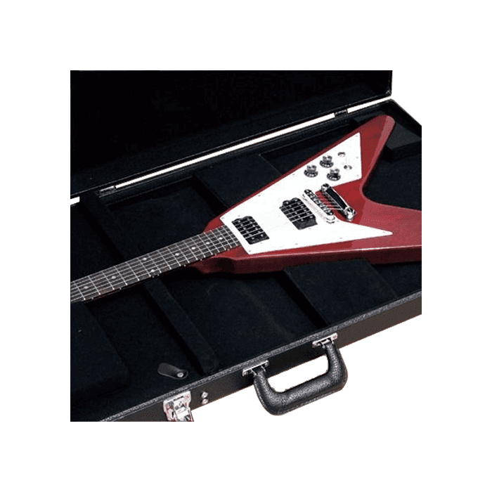 Gator Estuche Guitarra Eléctrica Flying V/Explorer GW Deluxe Negro 4 Gator Estuche Guitarra Eléctrica Flying V/Explorer GW Deluxe Negro 4