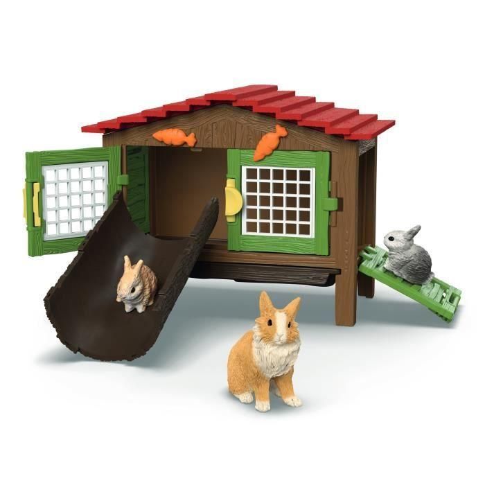 Caja conejera, SCHLEICH 42728 Farm World, 4 años 1