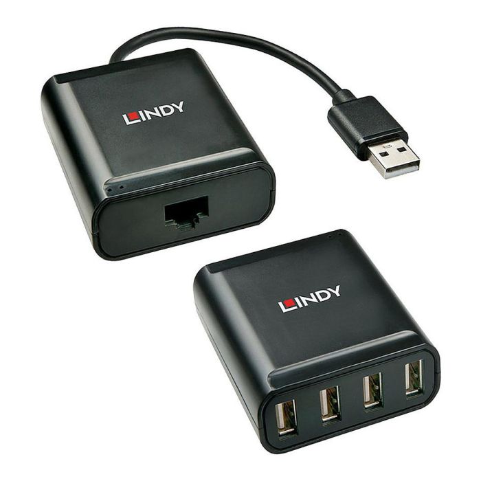 Lindy 60m 4 Port USB 2.0 Cat.6 Extender Lindy 60m 4 Port USB 2.0 Cat.6 Extender
