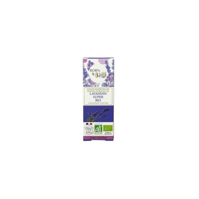 BORN TO BIO Lavandin Orgánico Súper Aceite Esencial 10 ml
