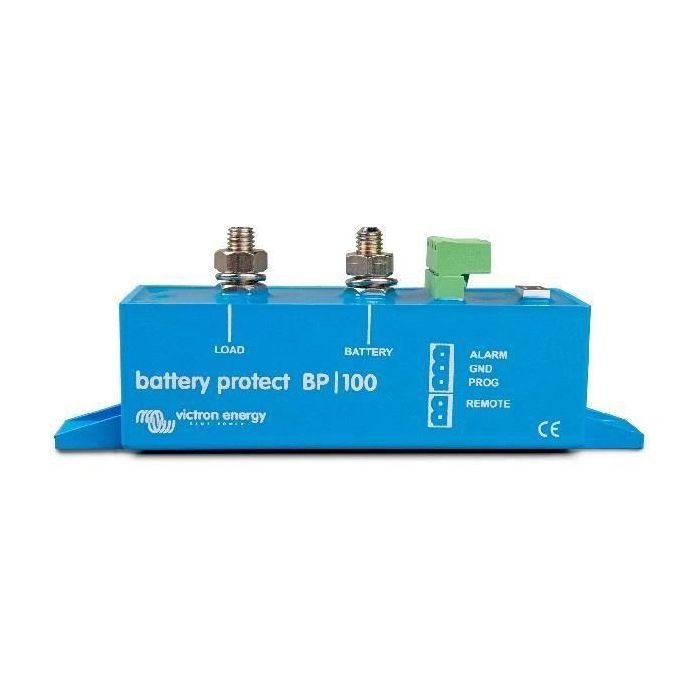 Victron Energy BatteryProtect Protección de Batería Inteligente 12/24V 100A con Desconexión Automática - Evita Descarga Profunda para Arranque Motor