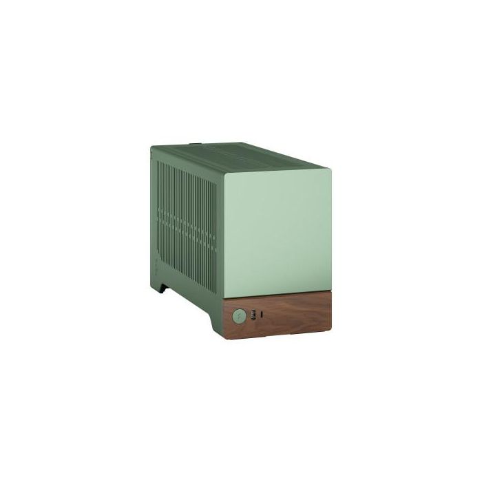 Fractal Design Terra FD-C-TER1N-03 Small Form Factor (SFF) Verde, Compatible con Mini-ITX, Aluminio y Nuez 15