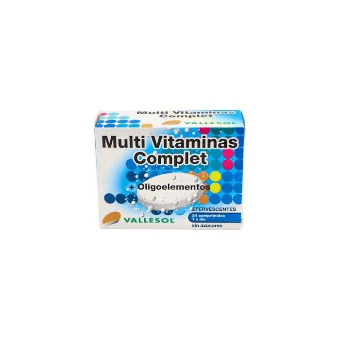 VALLESOL Multivi+Olig. Efervescente 24 Comprimidos