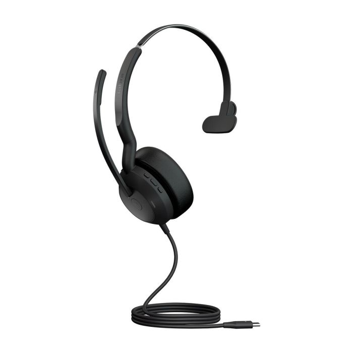 Jabra Evolve2 50 USB-C MS Mono Auriculares con Diadema, Optimizado para Microsoft Teams, Cableado, Negro 1